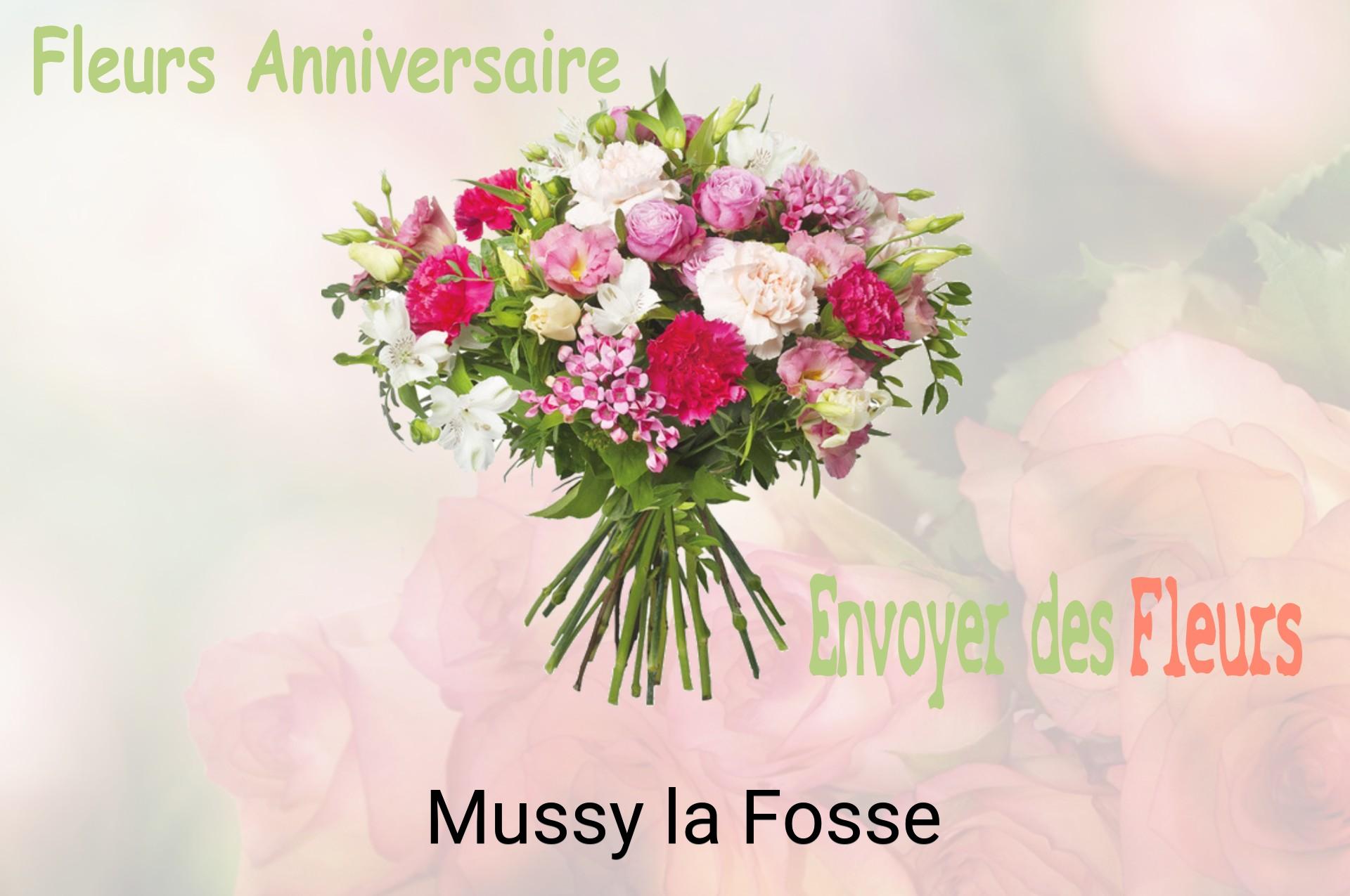 Bouquet de fleurs d’anniversaire livré à Mussy-la-Fosse