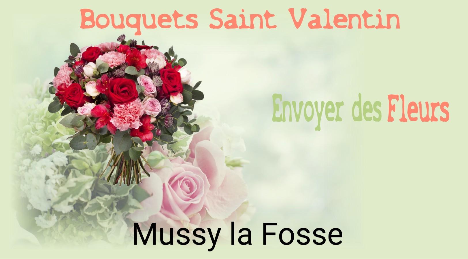 Roses de Saint-Valentin livrées à Mussy-la-Fosse